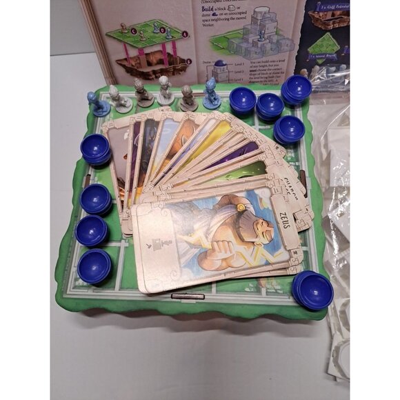 Spin Master 2016 SANTORINI Strategy Based Board Game Ages 8+ COMPLETE Family Fun - Picture 7 of 13